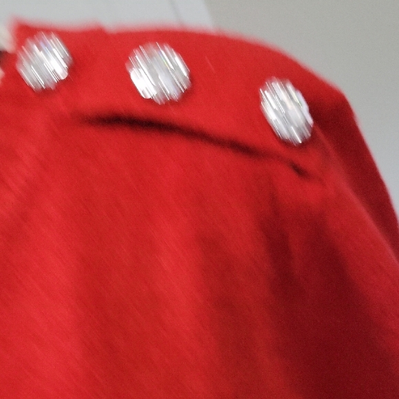 Red Crewneck Sweater with Relaxed Fit - Picture 3 of 9